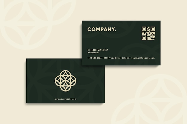 Free vector modern business card template