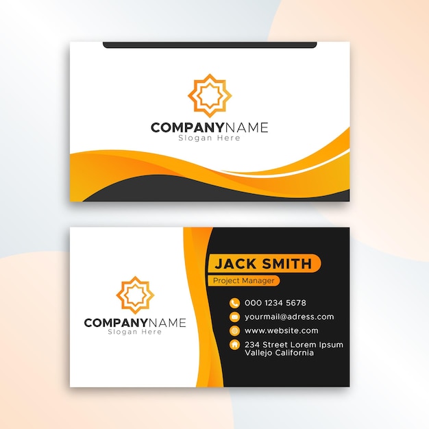 Modern business card template