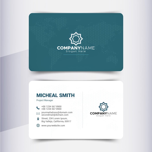 Modern business card template