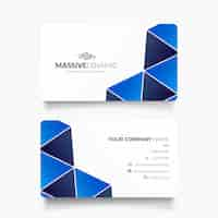 Free vector modern business card with circuit diagram logotype