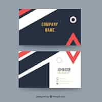 Free vector modern business card