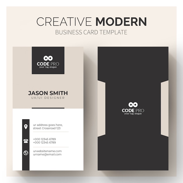 Modern business cards template