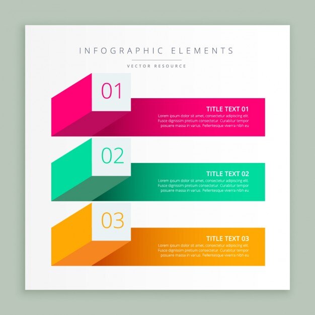 modern business infographic banners