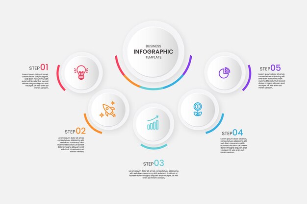 modern business infographic