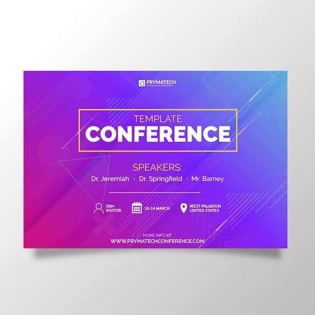 Modern Business Template Conference