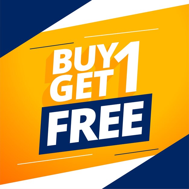 Modern Buy One Get One Free Banner