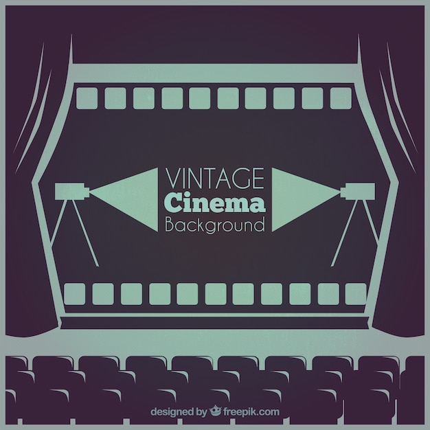 Free vector modern cinema background