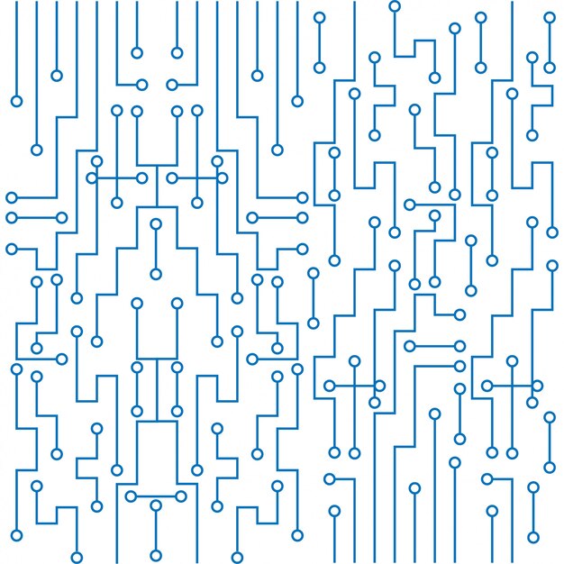 Modern circuit board technology background