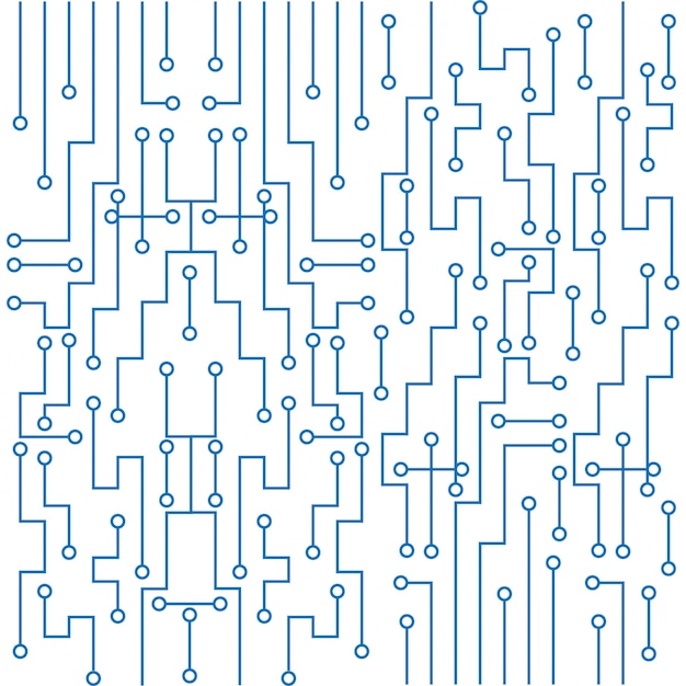 Modern circuit board technology background