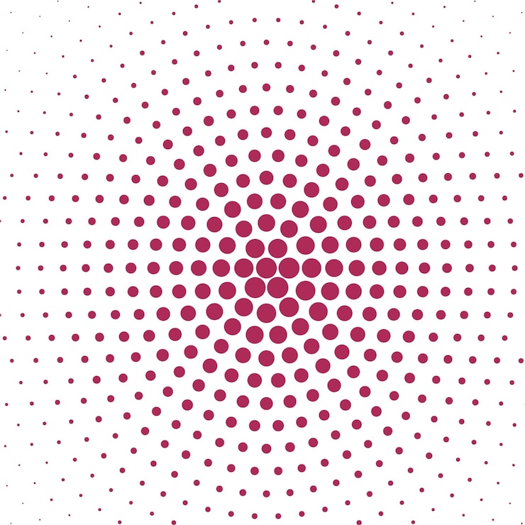 मुफ़्त वेक्टर modern circular halftone background