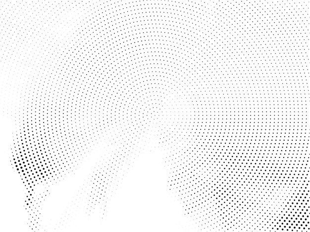 Free vector modern circular halftone design background