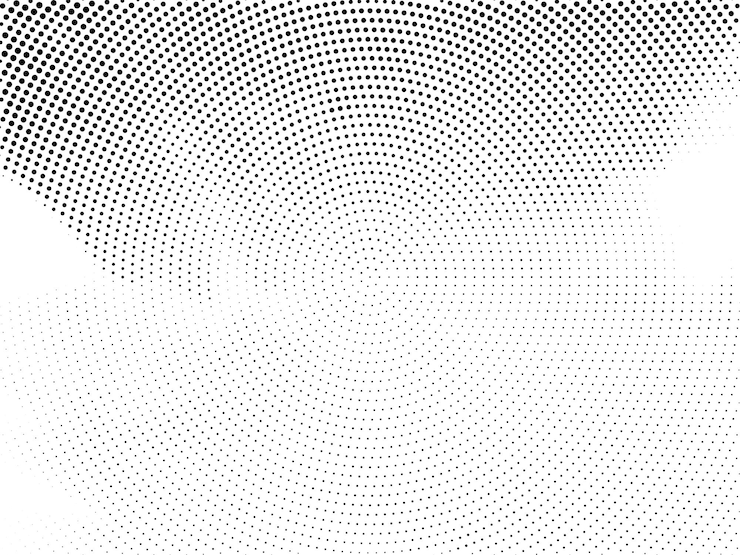 Free Vector modern circular halftone design background