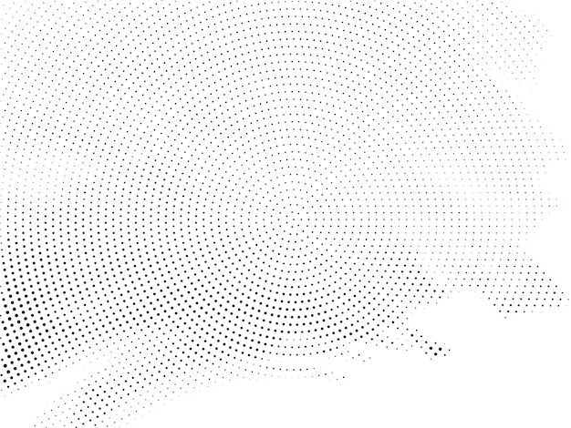 Free vector modern circular halftone design background