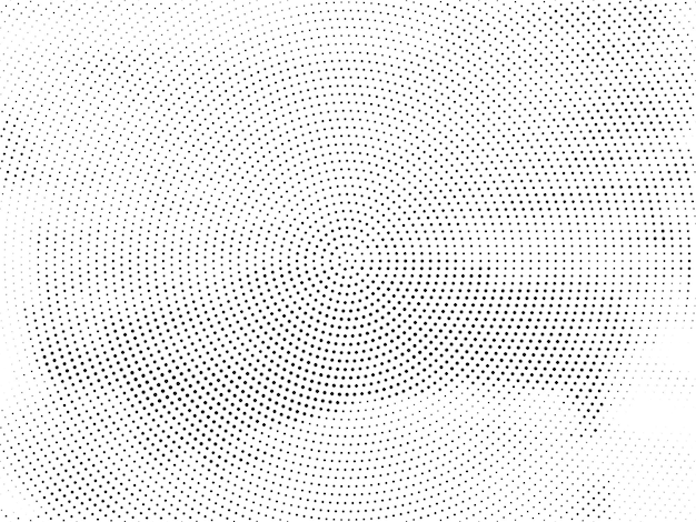 Free vector modern circular halftone design elegant background