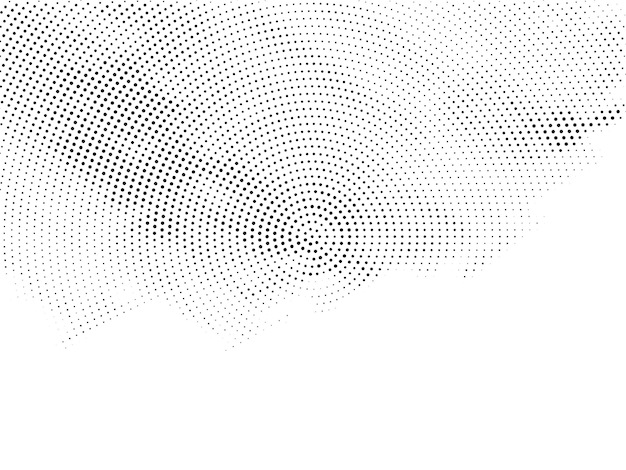 Modern circular halftone design elegant background