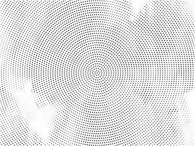 Modern circular halftone design elegant background