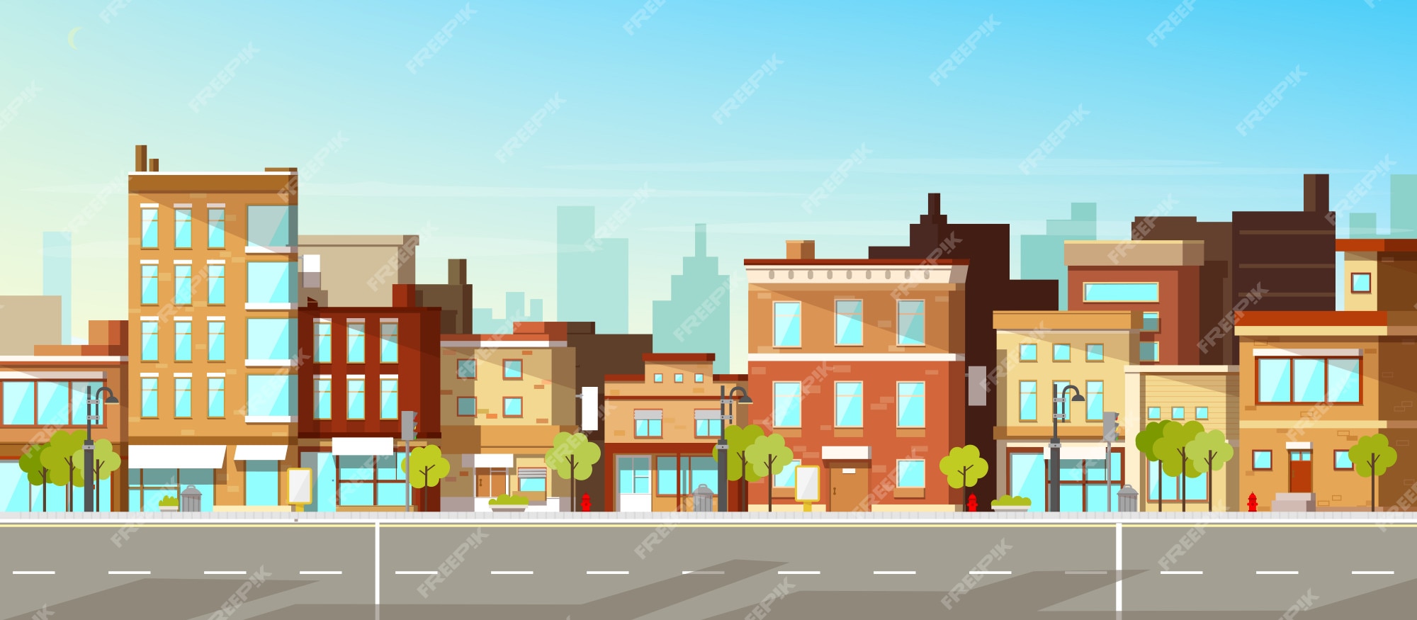 City Vectors & Illustrations for Free Download | Freepik