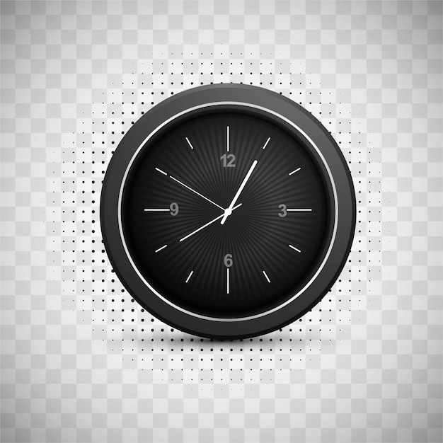 Free vector modern clock