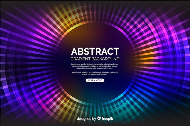 Modern colorful circles background