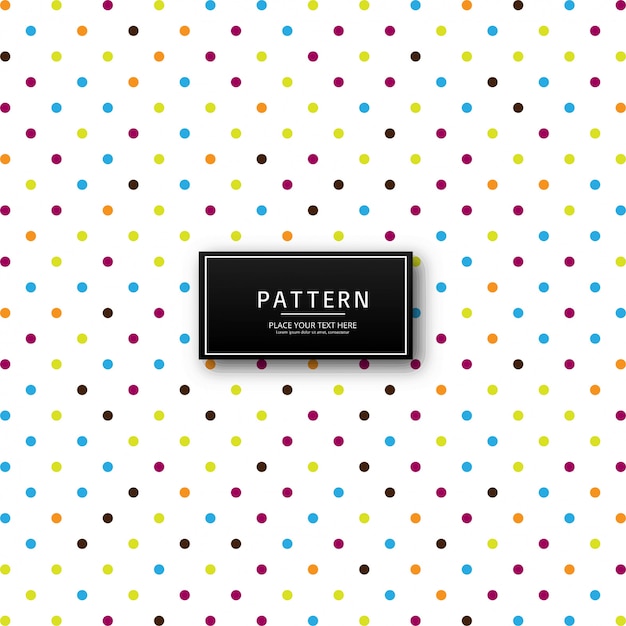 Free vector modern colorful dotted pattern
