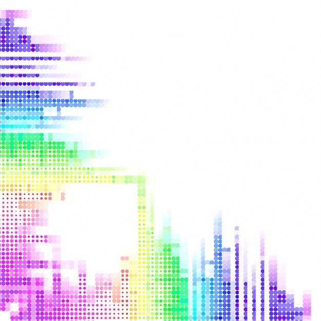 Free Vector modern colorful halftone background