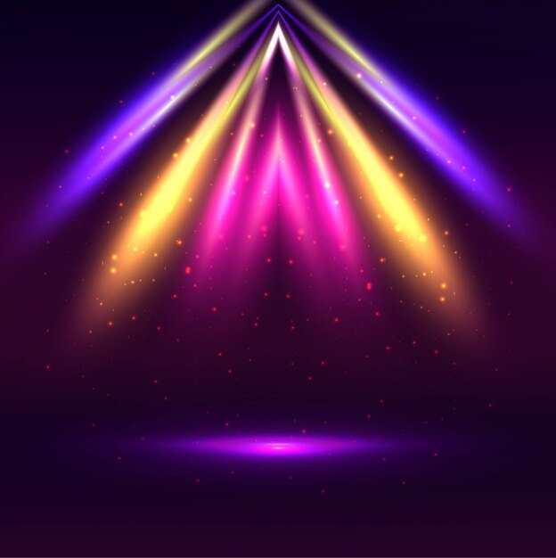 Modern colorful lights background