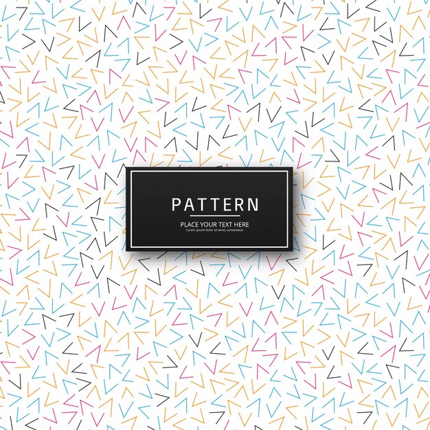 Modern colorful memphis pattern background vector