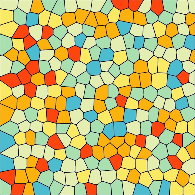 Современный красочный мозаичный кристальный фон