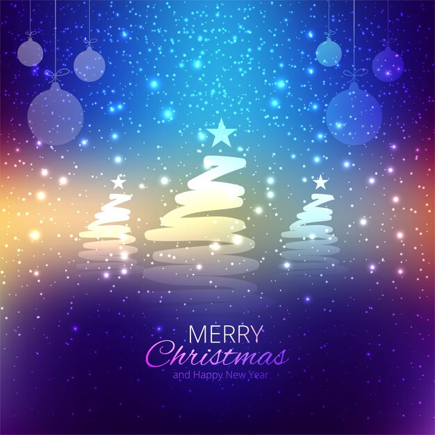 Modern colorful shiny christmas background