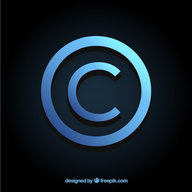 Modern copyright symbol