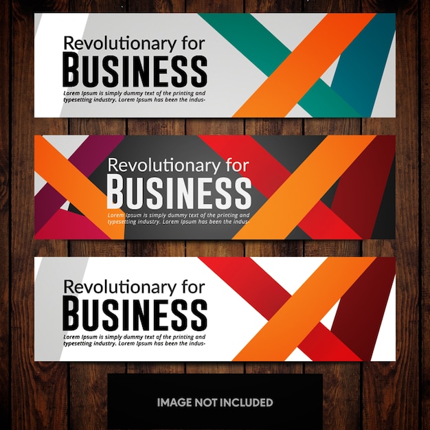 Modern corporate banner design templates