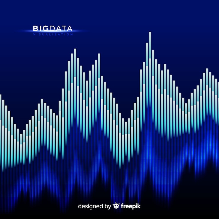 Free Vector modern and creative big data background