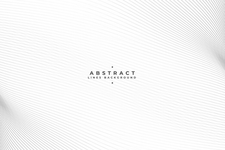 Free Vector modern curve motion white backdrop in minimal style