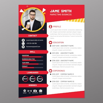 Modern cv template