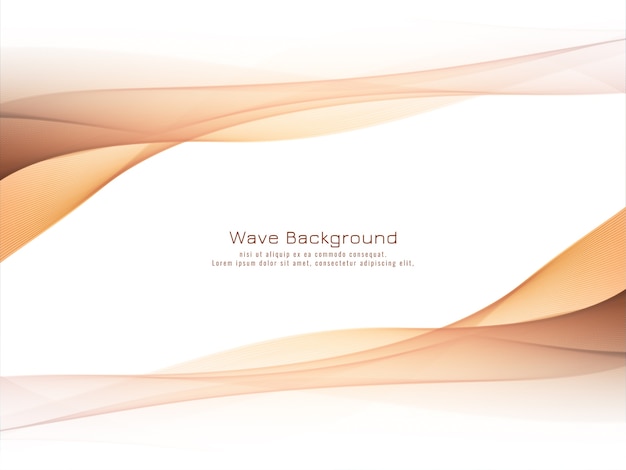 Free vector modern decorative colorful wave background