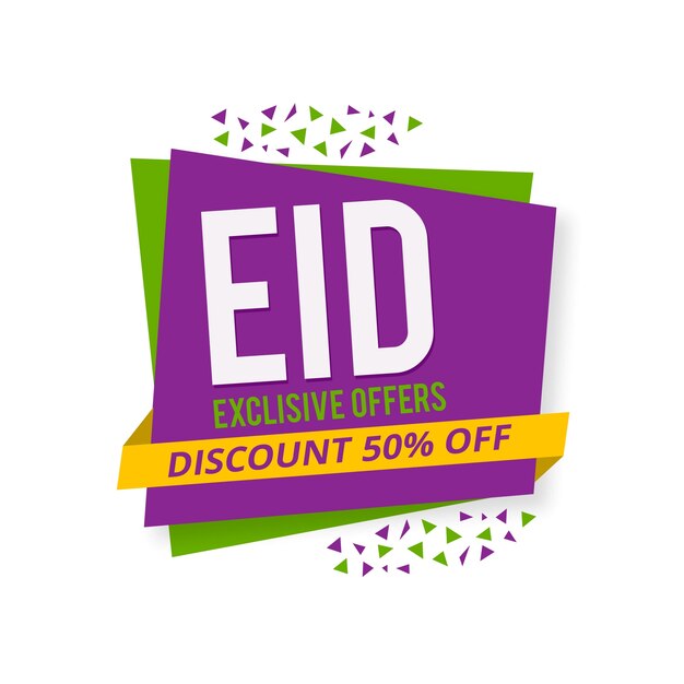 Modern eid mubarak sale banner