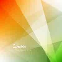 Free vector modern elegant indian flag theme background