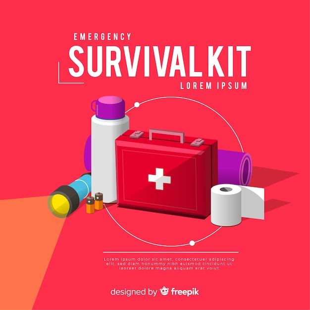 Free vector modern emergency composition