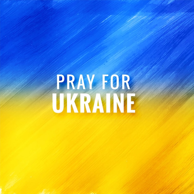 Современная тема флага молится за фон текстуры текста украины