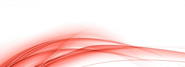 Free vector modern flowing wave banner background