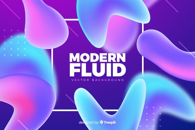 Modern fluid background