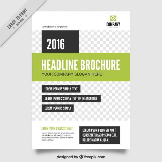 Free vector modern flyer template