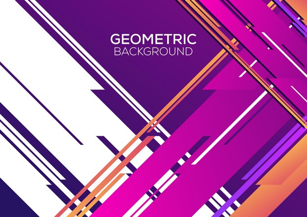 modern geometric background minimalist design gradient purple