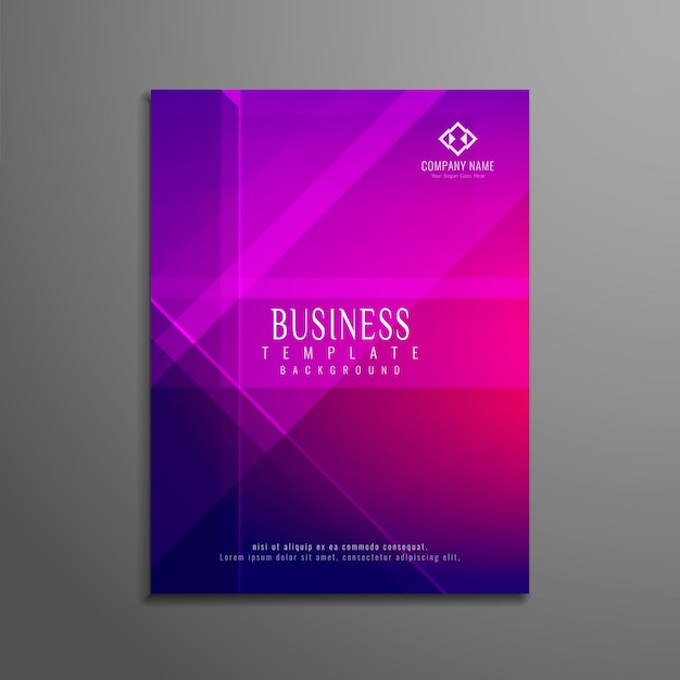 Дизайн современной геометрической бизнес-брошюры