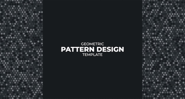 Modern geometric pattern design template