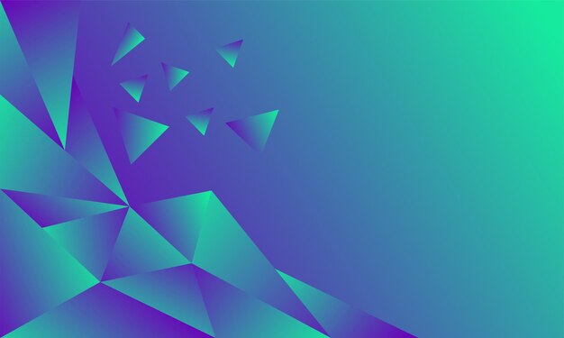 Modern geometric purple and green light background