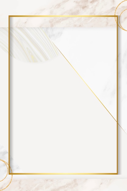 Modern golden frame