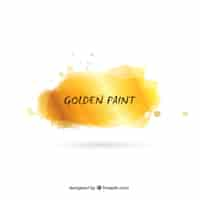 Free vector modern golden paint