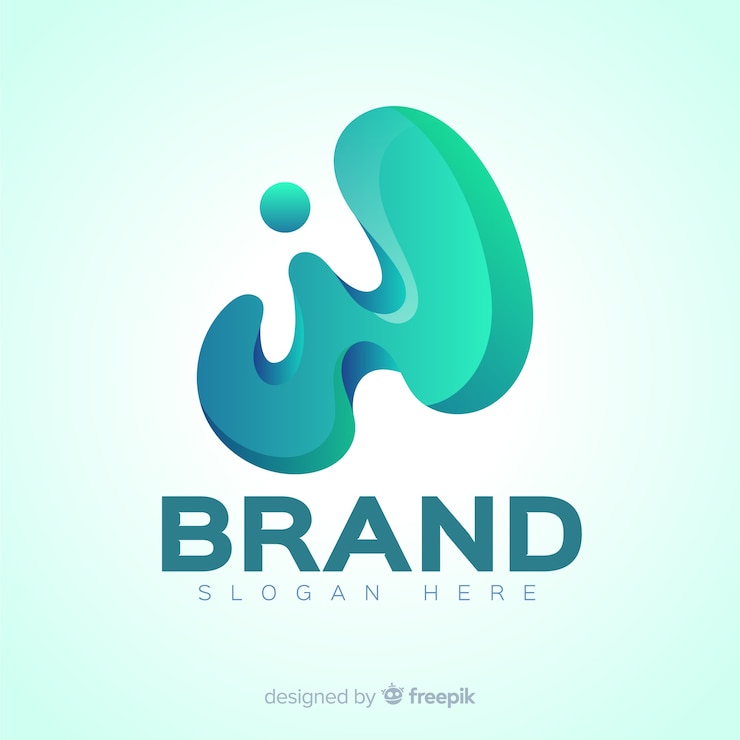 Free Vector modern gradient social media logo