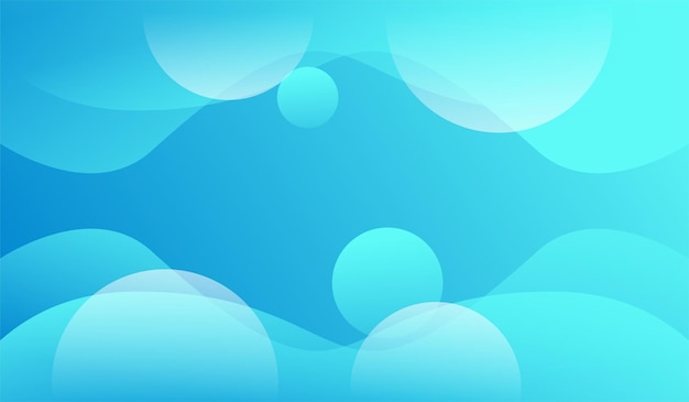 Free vector modern gradient wave background blue color